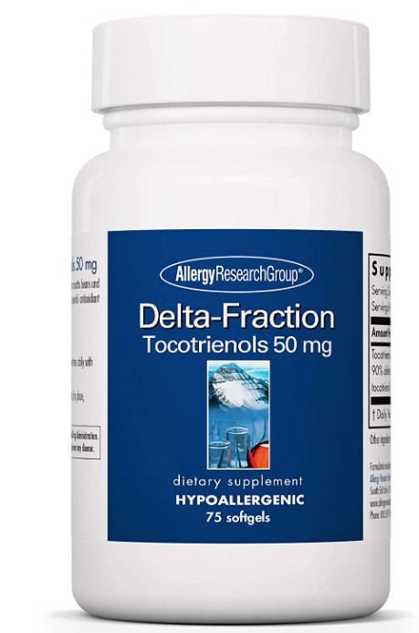ALLERGY RESEARCH GROUP - DELTA-FRACTION TOCOTRIENOLS 50 MG   COMPOSANT  POUR  ELIMINER L’OXYDE DE GRAPHENE