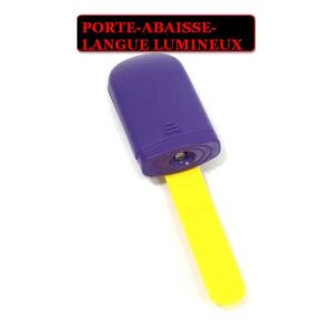 PORTE-ABAISSE-LANGUE LUMINEUX