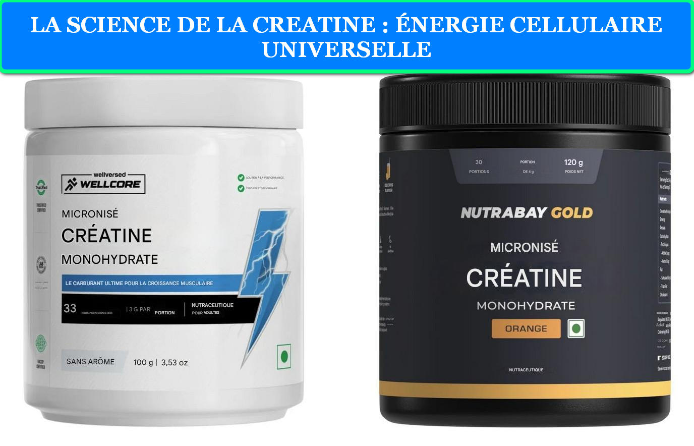 LA SCIENCE DE LA CREATINE ÉNERGIE CELLULAIRE UNIVERSELLE LA SCIENCE DE LA CREATINE ÉNERGIE CELLULAIRE UNIVERSELLE